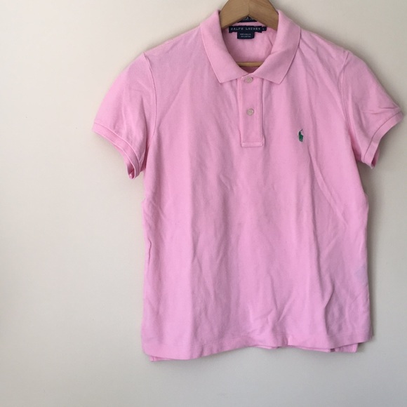 👕 RALPH LAUREN Pink Polo T-Shirt 👕 - Picture 3 of 6